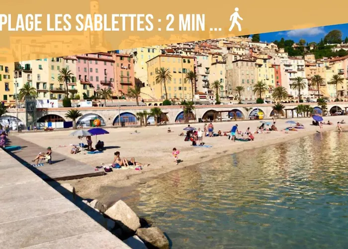 Ou Mentounasc - Duplex Vieille - Free Parking Apartment Menton